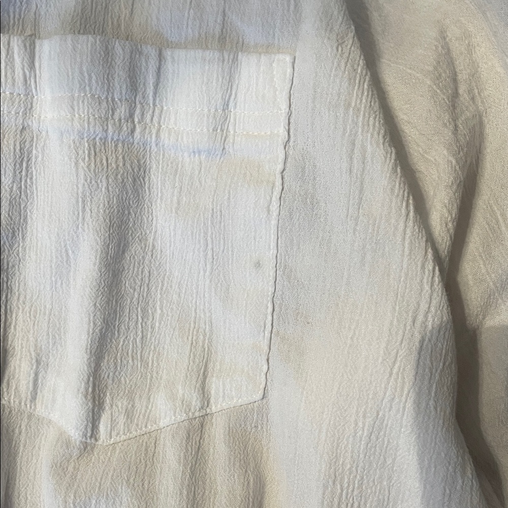 L.L. Bean White Swim Coverup - Picture 5 of 7